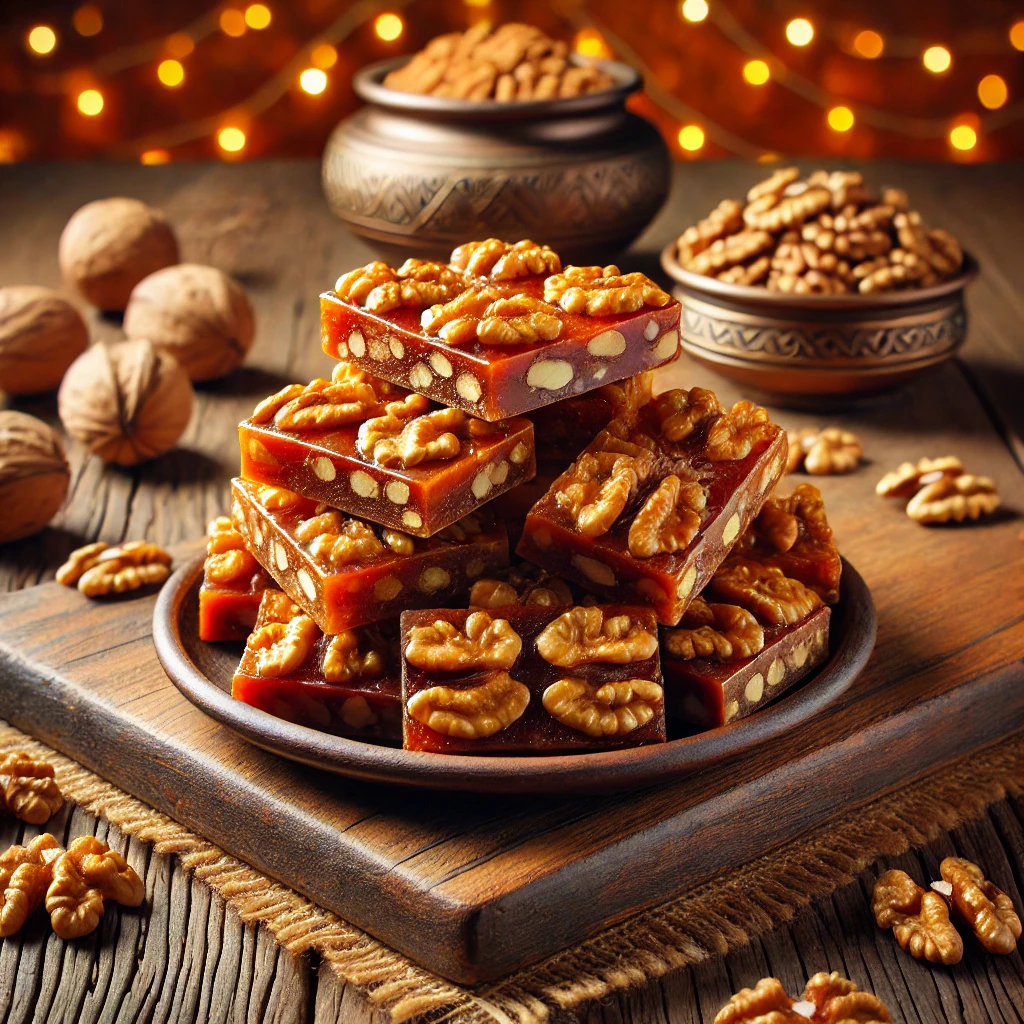 Crunchy Walnut Chikki